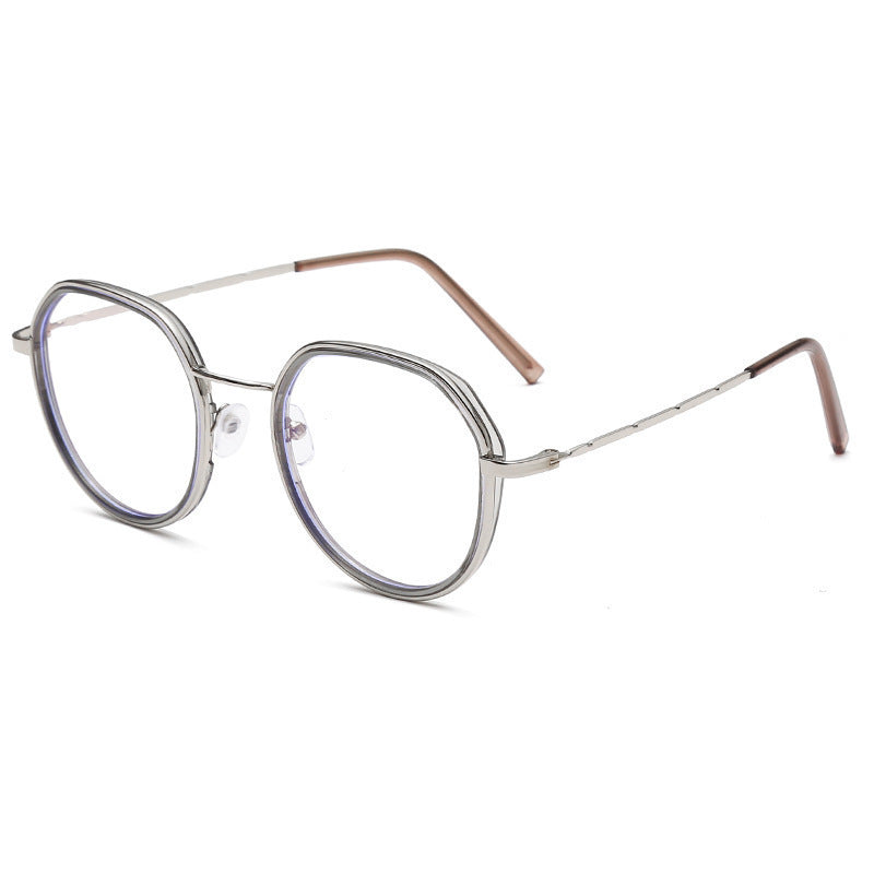 Metal Round Frame Anti-blue Light Glasses Fashion Retro Optical Glasses