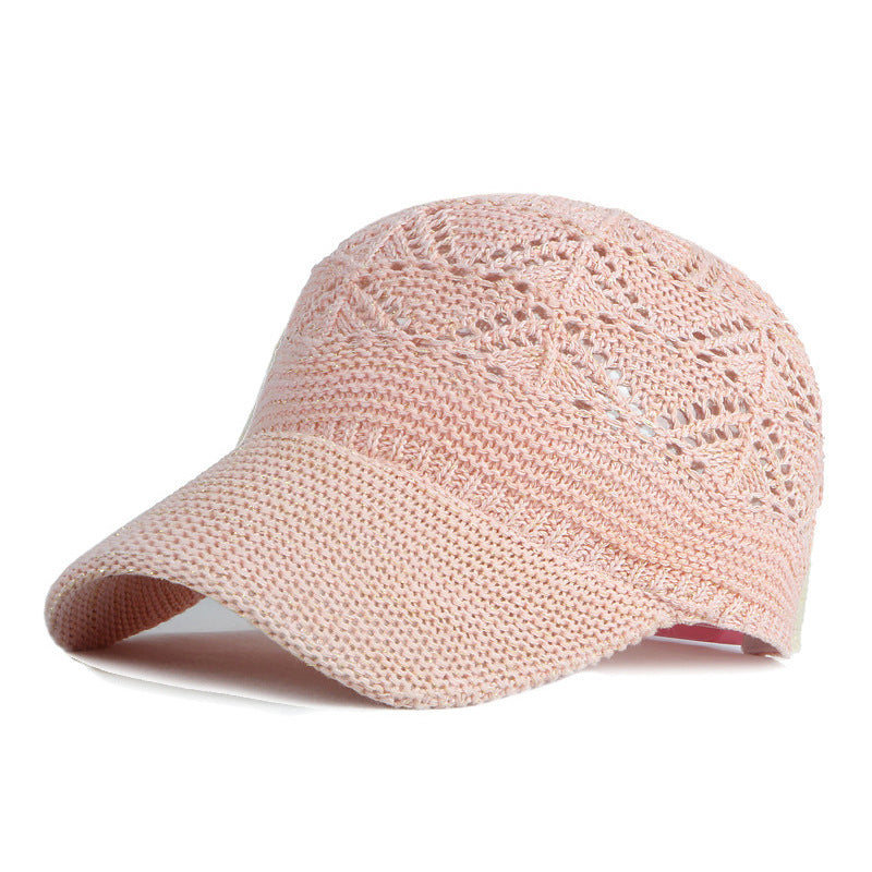 Women's Spring And Summer Outdoor Sun Protection Hollow Out Breathable Sun Hat
