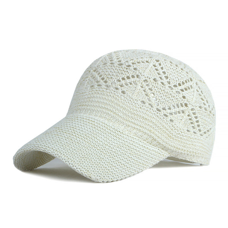 Women's Spring And Summer Outdoor Sun Protection Hollow Out Breathable Sun Hat