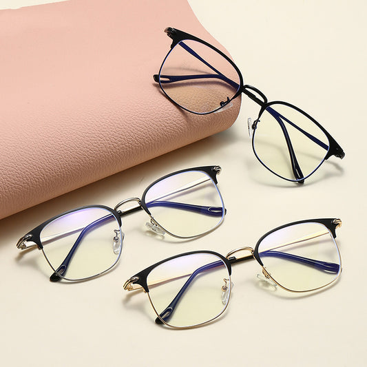 Retro Square Anti-Blue Optical Glasses Myopia Glasses Frame