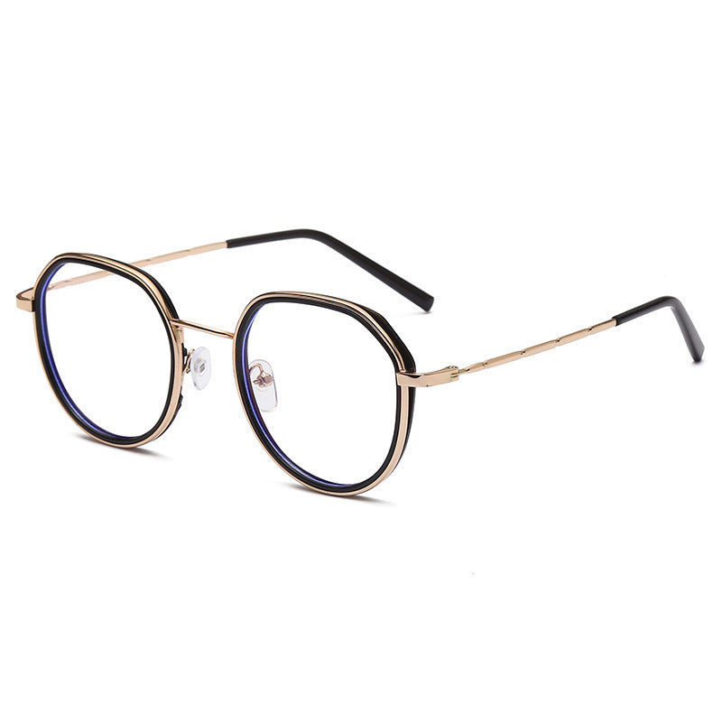 Metal Round Frame Anti-blue Light Glasses Fashion Retro Optical Glasses