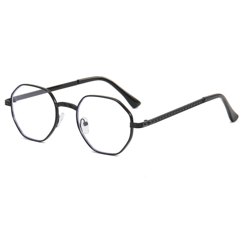 Retro Small Frame Polygon Sun Glasses Personality