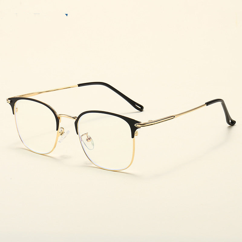 Retro Square Anti-Blue Optical Glasses Myopia Glasses Frame