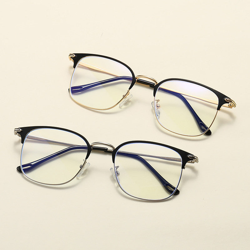 Retro Square Anti-Blue Optical Glasses Myopia Glasses Frame